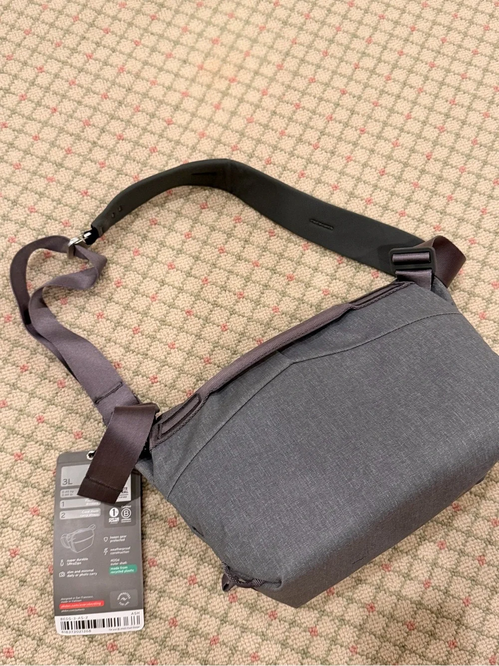 Peak Design Everyday Sling 3L Crossbody Bag - Ash (Gray)